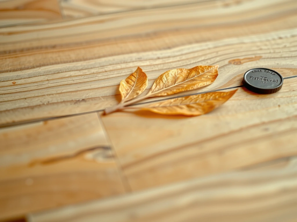 Vyčištěná dřevěná deska stolu